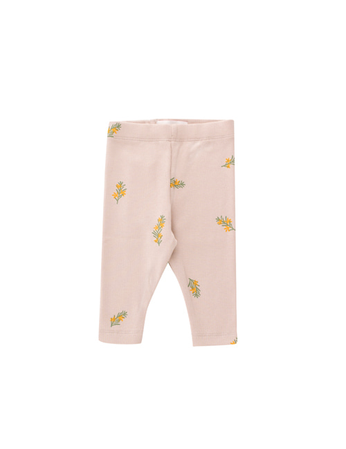 [TINY COTTONS]  TWIGS BABY PANT _ dusty pink/green