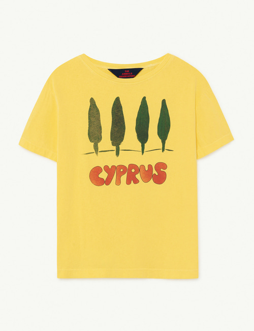 [T.A.O]  ROOSTER KIDS+ T-SHIRT _ Soft Yellow Cyprus