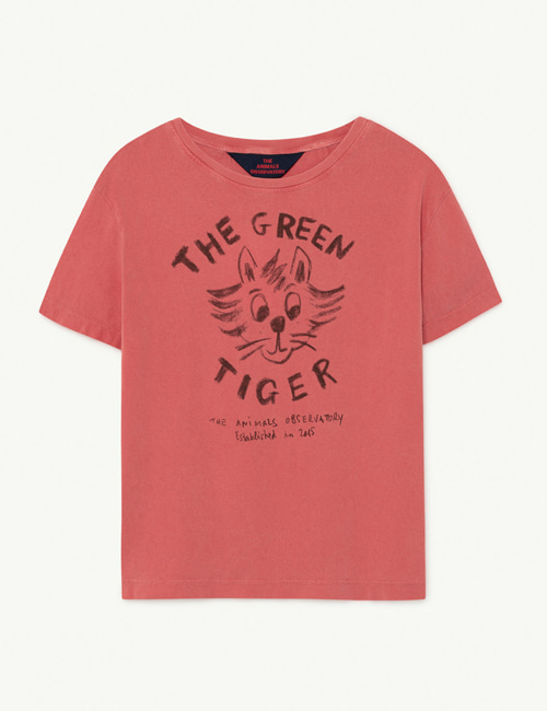 [T.A.O]  ROOSTER KIDS+ T-SHIRT _ Red Tiger