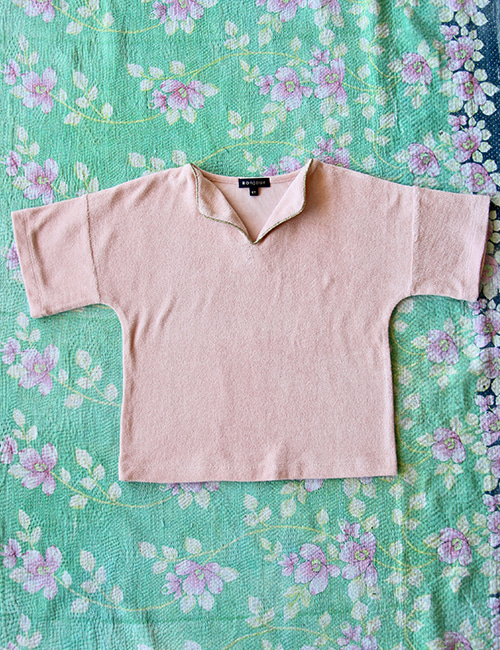 [BONJOUR DIARY]T-shirt _ pink terry