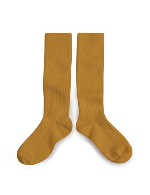[COLLEGIEN]Ribbed Knee-High Socks(No.C37)