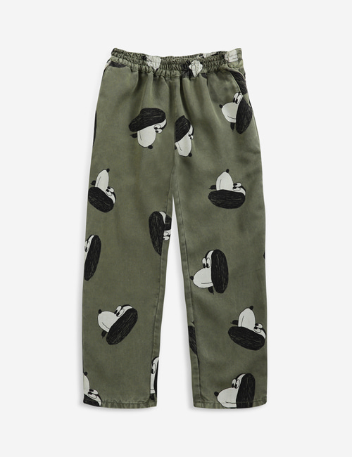 [BOBO CHOSES]  Doggie All Over woven pants [8-9y]