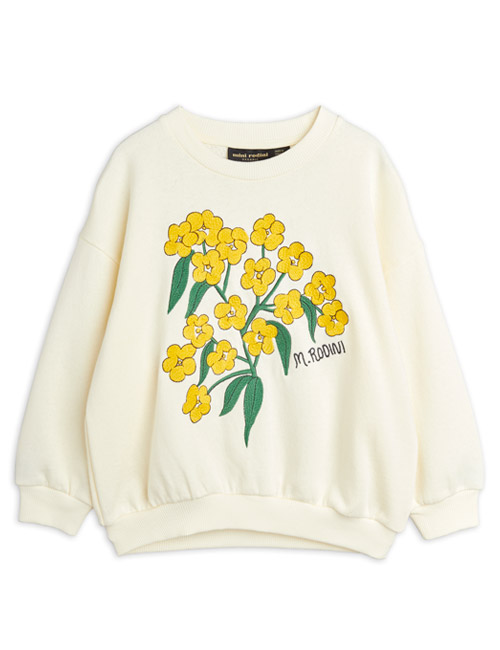 [MINI RODINI]Alpine flowers emb sweatshirt