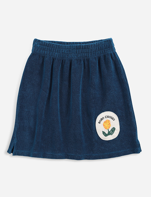 [BOBO CHOSES]  Wallflower Patch terry mini skirt