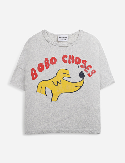 [BOBO CHOSES]  Sniffy Dog short sleeve T-shirt [2-3y]