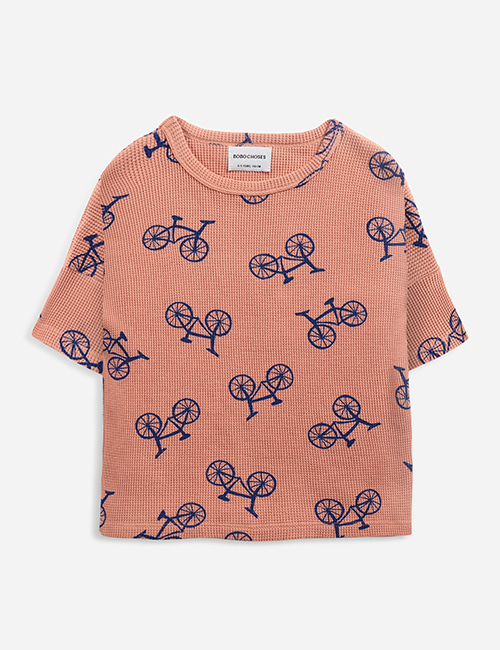 [BOBO CHOSES]  Bicycle all over short sleeve T-shirt [2-3y, 4-5y, 6-7y, 8-9y, 10-11y]