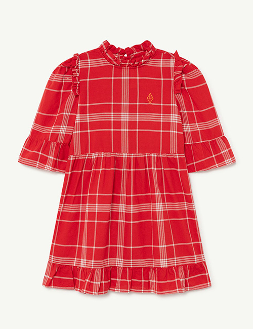 [T.A.O]  TORTOISE KIDS DRESS _ Red Logo [6Y, 8Y]