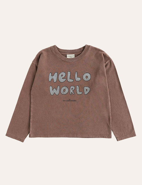 [THE CAMPAMENTO]  Hello World T-Shirt[3Y, 4Y, 5-6Y, 7-8Y, 9-10Y]