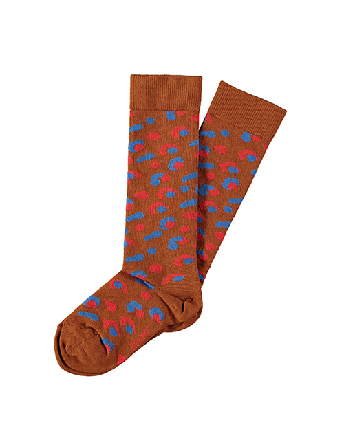 [BONMOT] Sock bonmot leopard _ Wood [27/30]