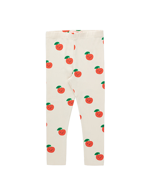 [TINY COTTONS] APPLES PANT _ sandstone/deep red