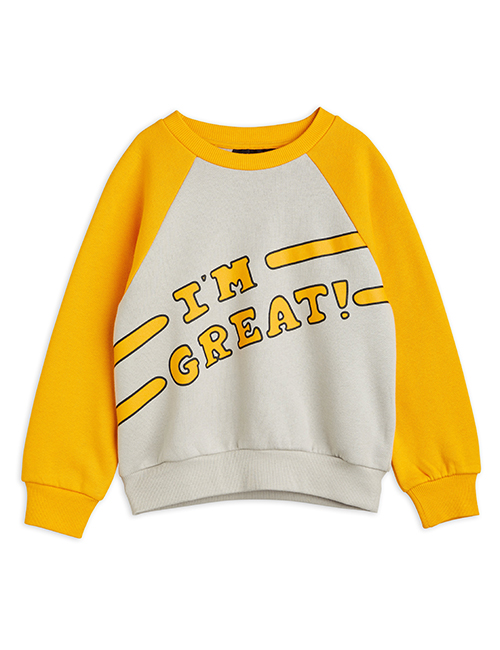 [MINI RODINI] I am great SP sweatshirt _ Orange[92/98, 104/110, 116/122, 128/134, 140/146]
