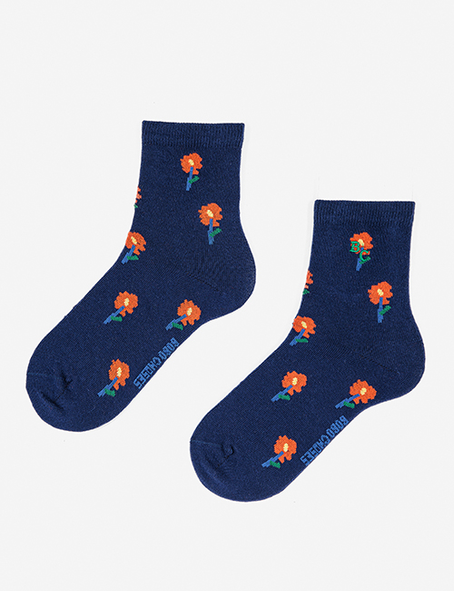 [BOBO CHOSES]  Flowers all over short socks[23-25, 35-37]