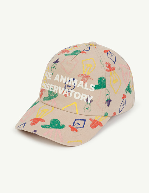 [The Animals Observatory] Grey The Animals Observatory Logo Hamster Cap [L]