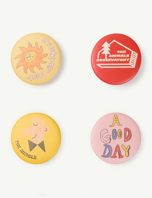[The Animals Observatory]  Yellow Button Badge