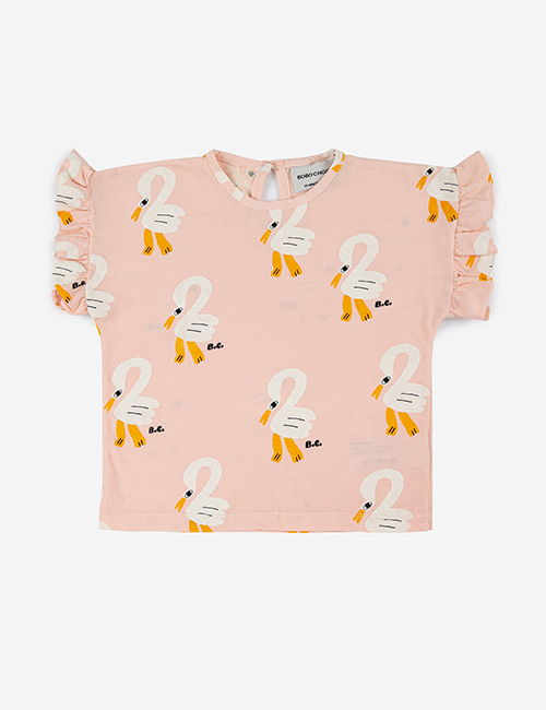 [BOBO CHOSES] Pelican all over ruffle T-shirt [12m, 18m, 24m]