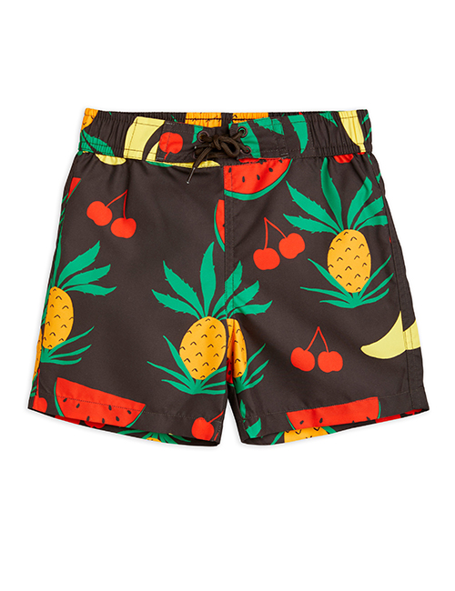 [MINI RODINI] Fruits aop swim shorts _ Brown  [80/86,92/98,104/110]