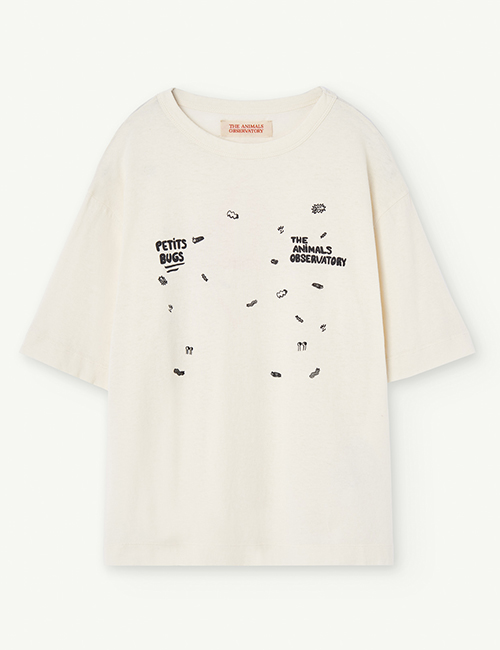[The Animals Observatory]  ROOSTER OVERSIZE KIDS T-SHIRT _ White