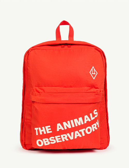 [The Animals Observatory]  BACK PACK ONESIZE BAG Red Logo