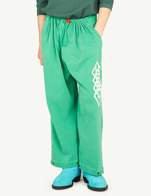 [The Animals Observatory]  STAG KIDS PANTS GREEN UNIFORMS [12Y]