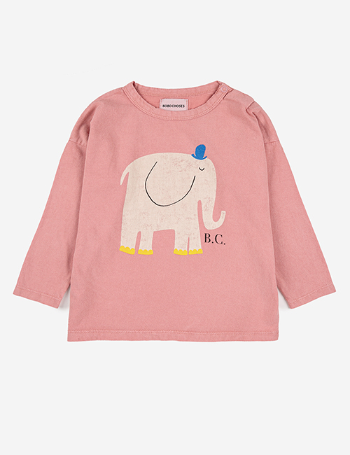 [BOBO CHOSES]Baby The Elephant long sleeve T-shirt
