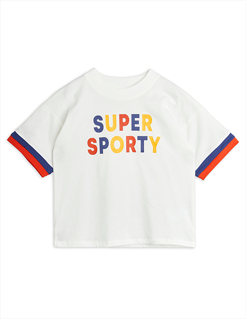 [MINI RODINI]Super sporty sp ss tee _ Offwhite[ 128/134]